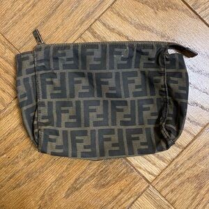 Fendi Brown Monogram Pouch